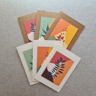 Rustic pastel coloured handmade multi-event card - floral themed (Yvette)