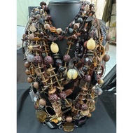 37-vintage brown fashion necklaces and straps