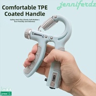 JENNIFERDZ Grip Strength Trainer, Resistance Hand Grip Adjustable Hand Grip Forearm Strengthener, Ad