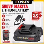 588VF 15000mAh Lithium Battery For Cordless Impact Wrench/Electric Tool Replacement Battery Large Ca