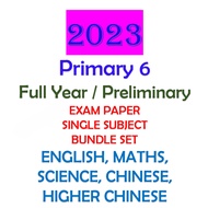 ☀️Ready Stock☀️2023 Primary 6 Top School  Exam Paper (Hard Copy, Stapled, With Answer Key)