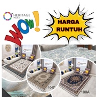 Karpet 2XL XXL 220cm x 180cm Janji Gulung Heritage 5D Velvet Carpet Floor Rug Mat Home 3D Permaidani