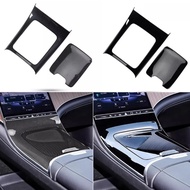 For Mercedes-Benz EQE EQE350 EQE500 EQS Center Console Gear Shift Panel Cover Control Panel Protecti