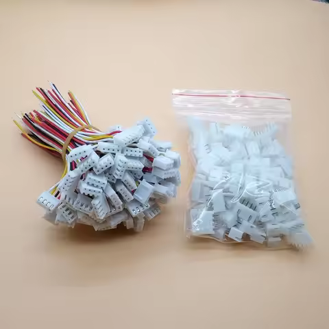 10Sets XH2.54 mm Pitch 2Pin 3Pin 4Pin 5/6/7/8/9/10 Pin Single-Head Wire To Board Connector 10/20/30c