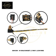 H1 BULB SOCKET ( 2 WAY ) C/W WIRE