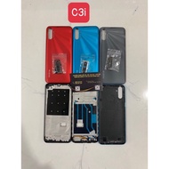 Realme C3i skeleton case (available with orange glass + keys according to the case)