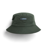 KEEPFS | Bucket Hat Nylon Army | Vissen