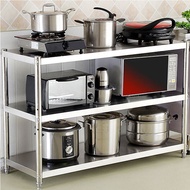 ST#🌳Stainless Steel Simple Kitchen Cabinet Stove Table Cabinet Stainless Steel Stove Stove Table Cabinet Home Kitchen Di