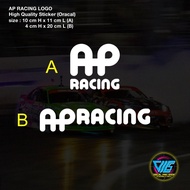 AP RACING LOGO Sticker / Decal (High Quality Sticker)