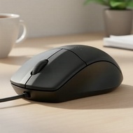 A4Tech OP-520SU Silent Wired Mouse – Compact Office Companion for Laptops