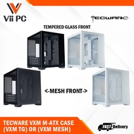 Tecware VXM TG or MESH Dual Chamber MATX Case [2 Color Options]