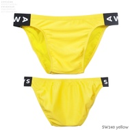 SW240 กางเกงว่ายน้ำ แต่งขอบตัดต่อสี awesome swimwear