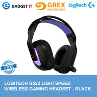 LOGITECH G522 LIGHTSPEED WIRELESS GAMING HEADSET WITH LIGHTSYNC RGB - BLACK / WHITE
