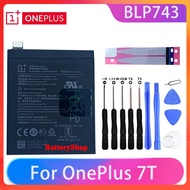 ของแท้ แบตเตอรี่ OnePlus 7T One Plus 7T Authentic แบต BLP743 โทรศัพท์แบตเตอรี่ Original 3800MAh รับป