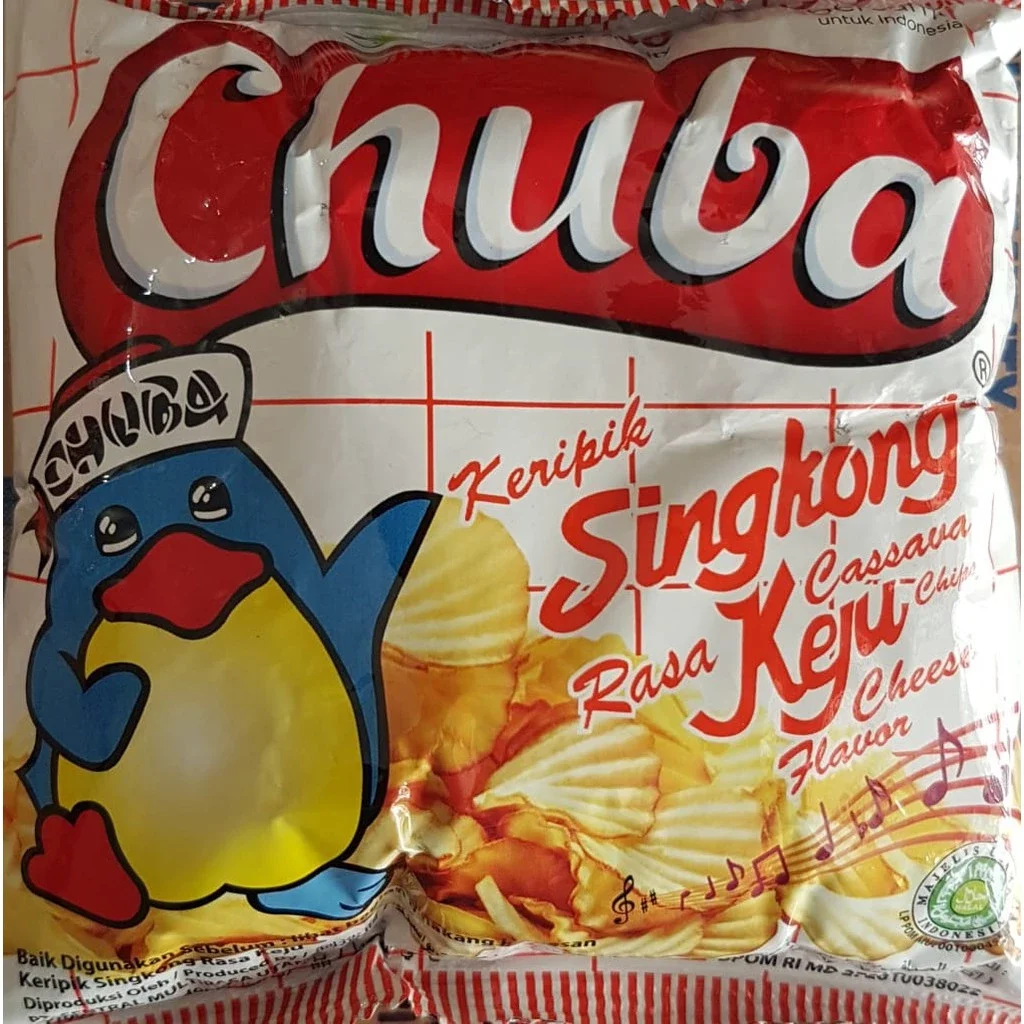 Kripik singkong Chuba Rasa Keju kemasan 1Pack isi 20Pcs
