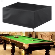 7/8/9ft snooker /pool table cover  billiard table dust cover furniture waterproof black silver