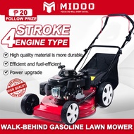 Grass Cutter 4-Stroke Gasoline Lawn Mower Mesin Rumput Kebun Padang Minyak Cutter Trimmer（4000W）Petr