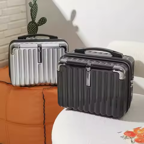 Mini Luggage 14 inch suitcase | Cosmetic Bag Mini Makeup Box (14 ") Luggage travel bag