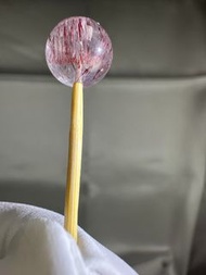 單珠/散珠/頂珠/串珠/水晶珠子 (紅超七單珠) 10.3 mm