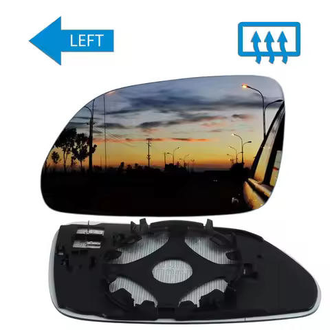 Front Left Side Wing Mirror Glass Heated Convex Upper For VW Polo MK4 9N 2005-09