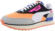 PUMA Men's Future Rider Play On Sneakers Puma Black/Fizzy Orange/High-Rise 10 D - Medium