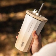 botol air tahan sejuk botol air tahan sejuk kuromi TYESO TYESO Ice Master Cup Girl Straw Thermos Cup