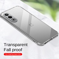 For OnePlus Nord CE4 Clear Phone Case One Plus Ace 3V Anti Fall Back Cover 1+ NordCE4 CE 4 Ace3V Sof