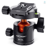 [New] K&F CONCEPT BH-28L Ballhead Tripod Mount Adapter 28mm Large Ball Head Adapter with Quick Relea