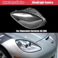 For Chevrolet Corvette C6 Z06 Headlight Cover Headlamp Lamp Shell Lampshade Transparent Shade Replac