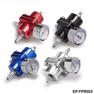 Jdm Universal 0-140 PSI Adjustable Fuel Pressure Regulator FPR /Gauge for BMW E39 5 Series Facelift 