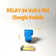 RELAY 24 6 PIN SONGLEVOLT - MAX (DOK) | 24V Relay (SLA 24V DC 6 Feet Frog Relay)
