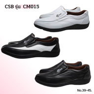 CSB รองเท้าคัทชูหนัง รองเท้าโลเฟอร์ รุ่นCM015(3สี)(XREN)