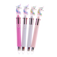 FT 6 Color Unicorn Full Moon Mechanical Character Pen Colorful Unicorn Character Pen Multicolor Unic