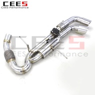 CEES SS304 Stainless Steel Exhaust Catback Pipes for BMW I8 1.5T 2014-2019 Tuning Auto Parts Valvetr