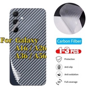 1-3Pcs Matte Back Film For Samsung Galaxy A16 A26 A36 A56 5G GalaxyA16 GalaxyA26 GalaxyA36 GalaxyA56