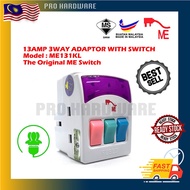 3 Way Adapter Switch / 3Way adaptor / 3way sirim adaptor usb Extension Plug Adapter Adaptor socket 3