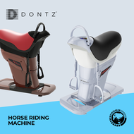 Dontz Horse Riding Exercise Machine [ Strengthen Muscle, Enhance Balance, Improve Posture, 3 Modes, 20 Gears, 3D Simulate 5-Axis Operation, LED Touch Screen Display, Breathable, Ergonomic, PU Seat, Adjustable Stirrup, Home Gym, Body Slimming ]