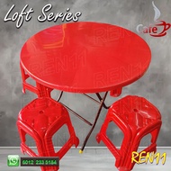 Restoran Furniture , Plastic Chair ,3v Grad A Plastic, 4+1 - 3ft Dining Table with 4 chair(5 pcs) - 