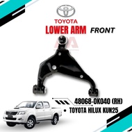TOYOTA LOWER ARM FRONT TOYOTA HILUX KUN25 ( 48068-0K040 RH & 48069-0K040 LH )