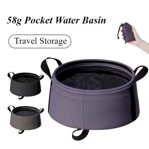 Portable Collapsible Sink 8.5L - Foldable Travel Basin for Outdoor,Camping, Hiking, Feet Face Dishes