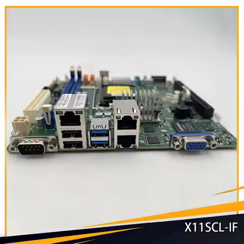 X11SCL-IF Server Mini-ITX Motherboard C242 LGA-1151 DDR4 Support 8th/9th Generation Core i3 E-210