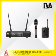 PRO-UD2 -  IVA Advance Compact U UHF Wireless Microphone c/w 1 Handheld mic, 1 Bodypack & Mic