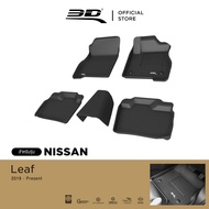 3D Mats พรมปูพื้นรถยนต์ NISSAN LEAF (ZE1) 2018  - 2026  พรมกันลื่น พรมกันนํ้า พรมรถยนต์