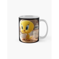 Tweety Bird with Coffee Mug