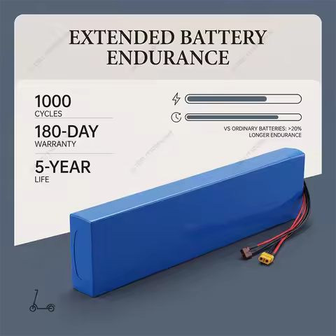 E-Bike Electric Scooter Battery 48V 14Ah 13S4P Lithium Ion 18650 Cell Pack with BMS XT60 JST Plug fo