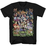 &DDD& Graphic T-Shirt Round Neck Short Sleeves Printed With Disney Villains Group 1201-9