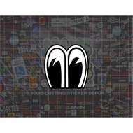MATA Cutting Sticker Eyes Belo Nakano Arai Helmet Size 5 Cm