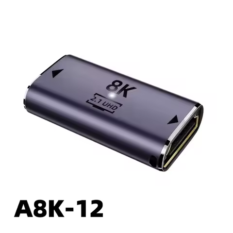 1PCS/2PCS 8K@60Hz HDMI 2.1 Extension Adapter, 3D 48Gbps Bidirectional Extender,Support 4K@120Hz 2K@2