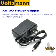 AC /DC 5V 6V 9V 12V 24V 2A 1A Power Supply Adaptor US Flat CCTV Modem Router Charger BP Monitor