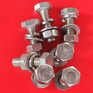 Complete bolt and nut m5x15mm hexagonRing stainless steel sus 304 THEBolt